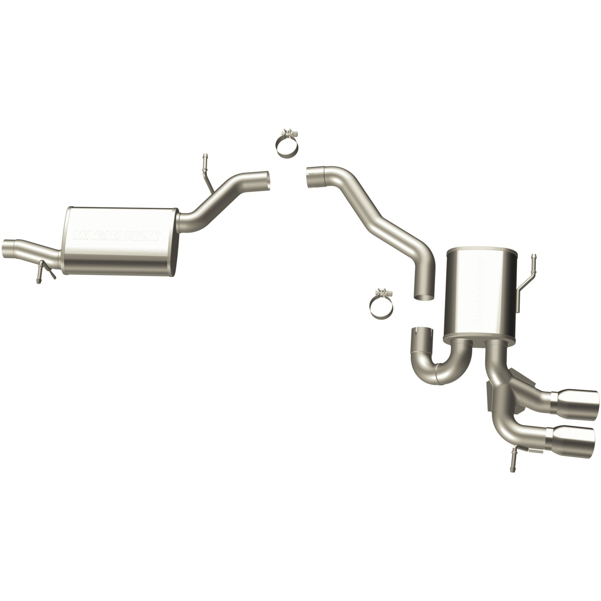 MagnaFlow Exhaust ProductsMagnaFlow Exhaust Products MagnaFlow 2006 - 2009 Audi A3 Quattro Touring Series Cat - Back Performance Exhaust System | 16717