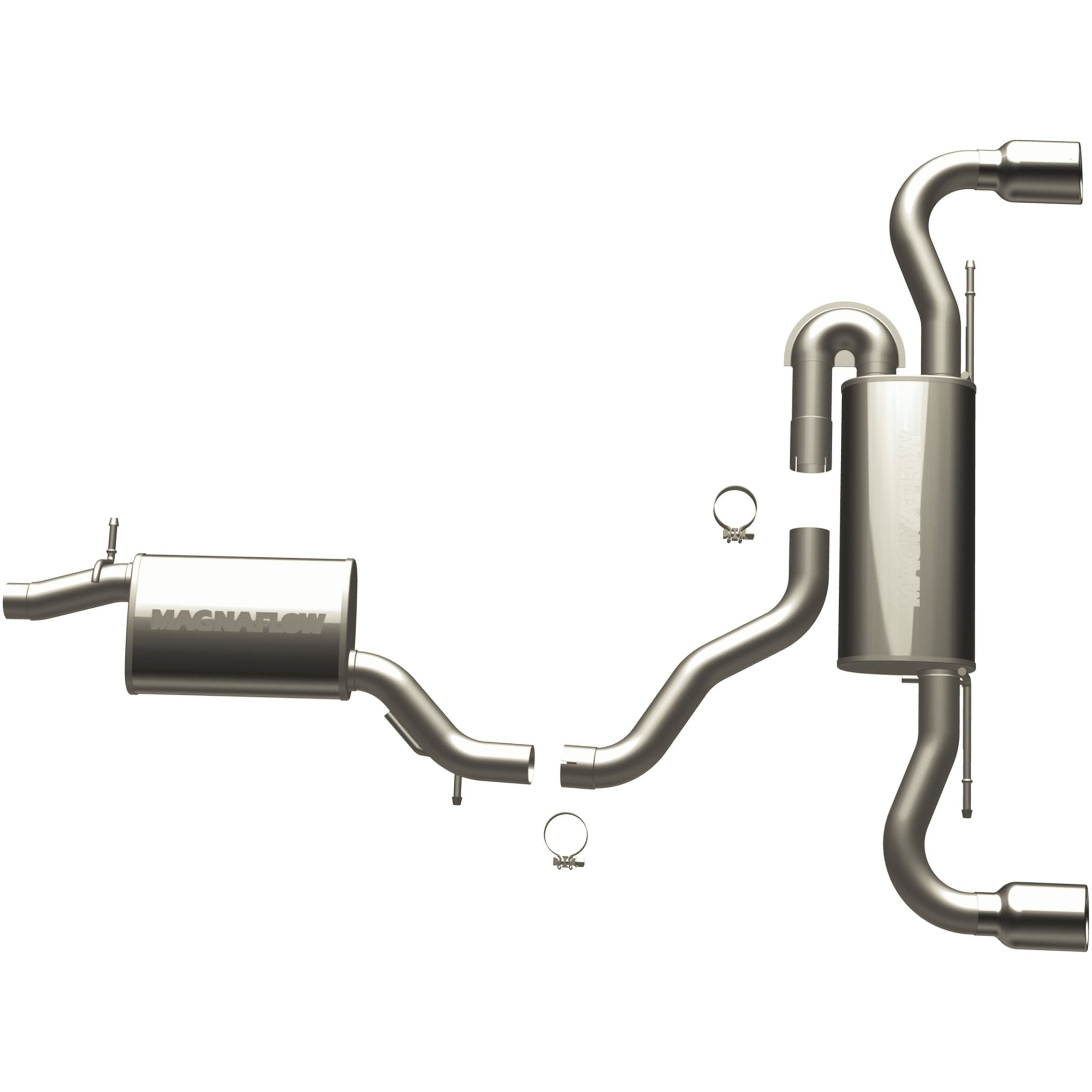 MagnaFlow Exhaust ProductsMagnaFlow Exhaust Products MagnaFlow 2008 - 2009 Audi TT Quattro Touring Series Cat - Back Performance Exhaust System | 16719