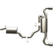 MagnaFlow Exhaust ProductsMagnaFlow Exhaust Products MagnaFlow 2008 - 2009 Audi TT Quattro Touring Series Cat - Back Performance Exhaust System | 16719