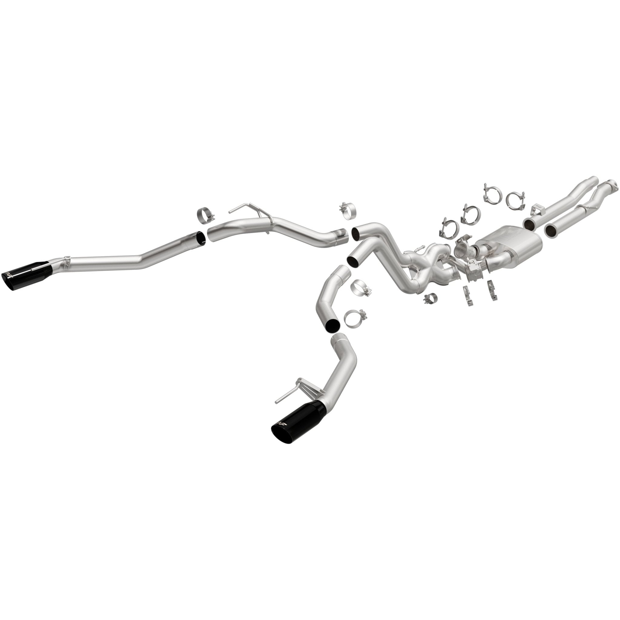 MagnaFlow Exhaust ProductsMagnaFlow Exhaust Products MagnaFlow 2024 Ford Ranger Raptor Competition Series Black Chrome Cat - Back Performance Exhaust System | 19637