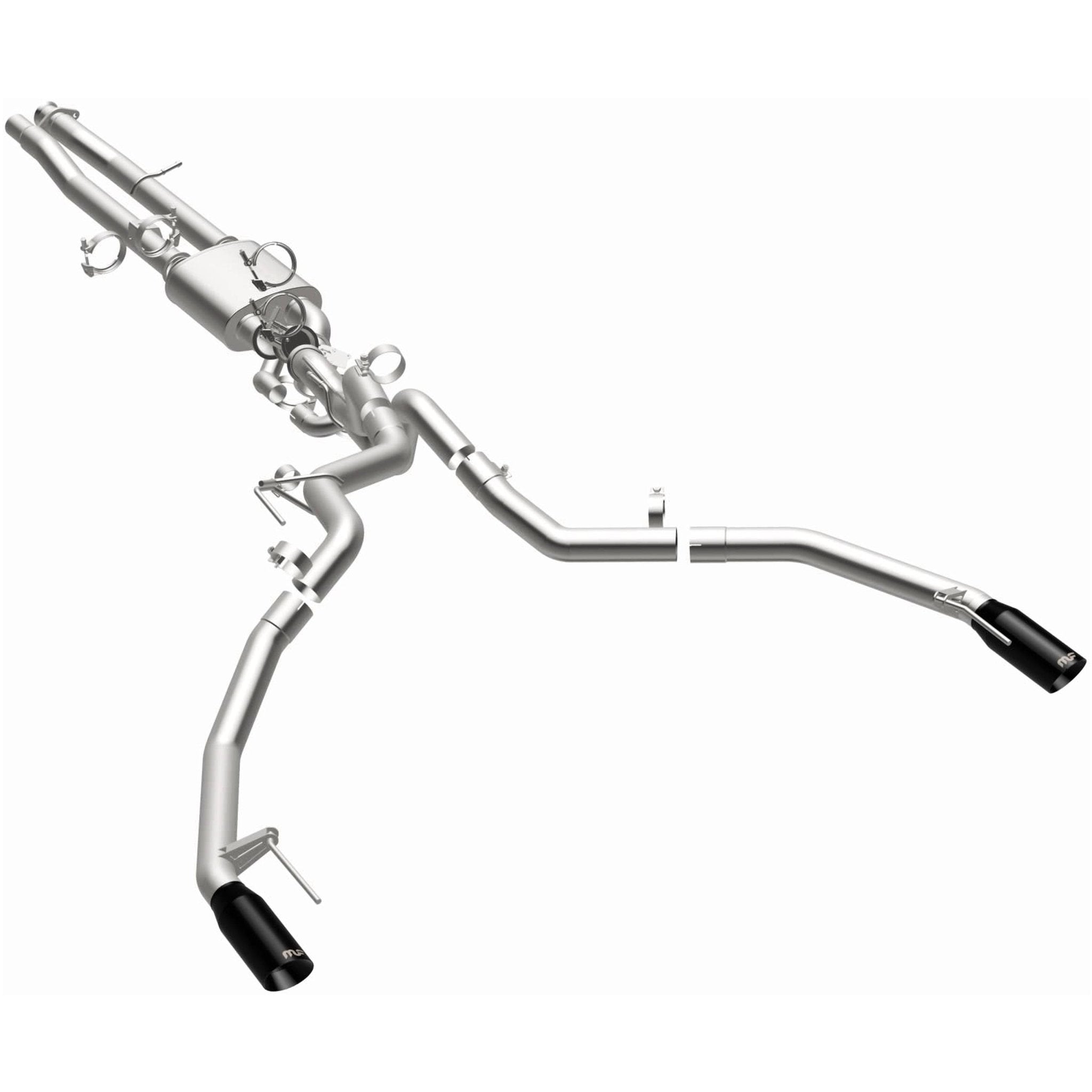 MagnaFlow Exhaust ProductsMagnaFlow Exhaust Products MagnaFlow 2024 Ford Ranger Raptor Competition Series Black Chrome Cat - Back Performance Exhaust System | 19637
