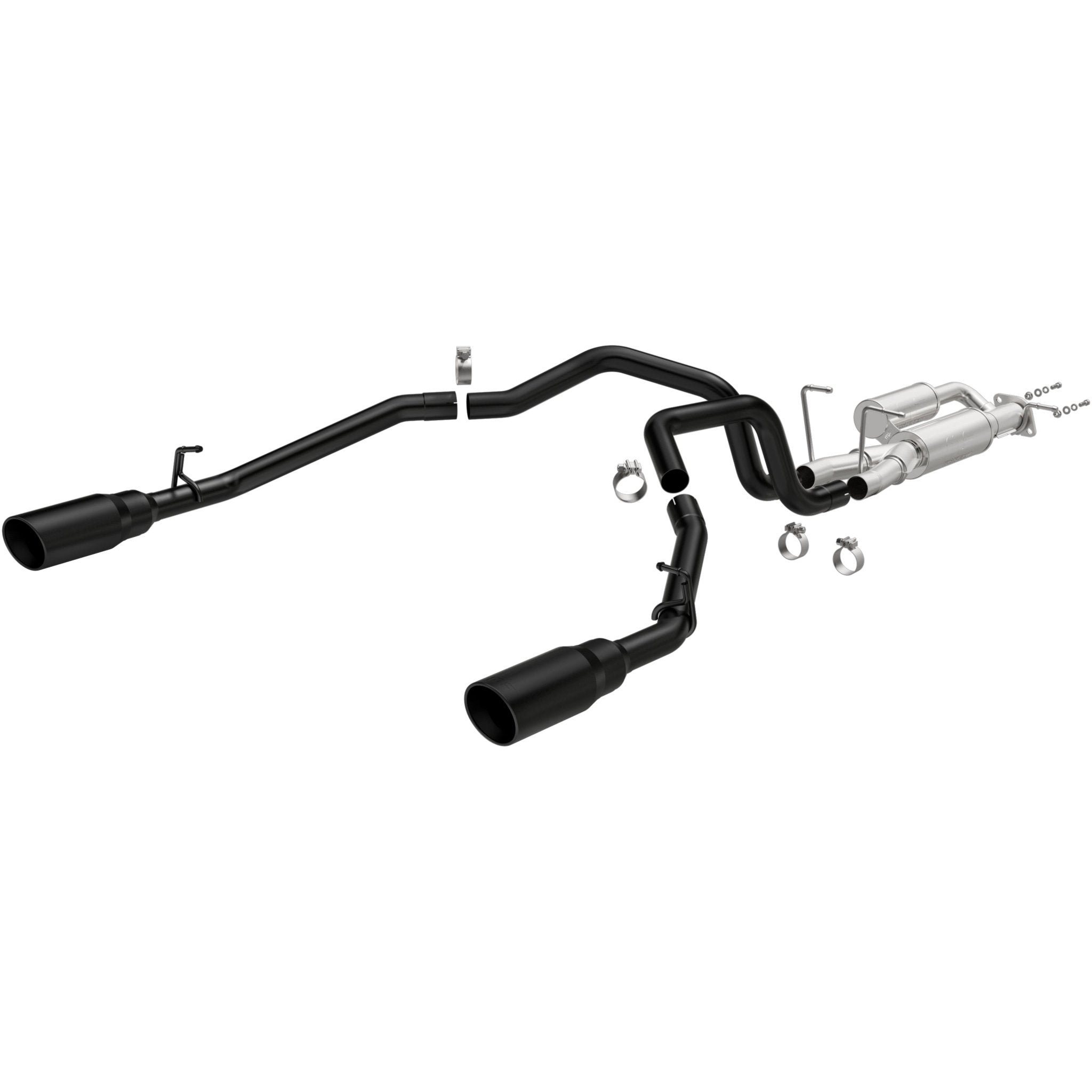 MagnaFlow Exhaust ProductsMagnaFlow Exhaust Products MagnaFlow 2025 Ram 1500 I6 3.0L SPEQ Series Black Coated Cat - Back Performance Exhaust System | 19685