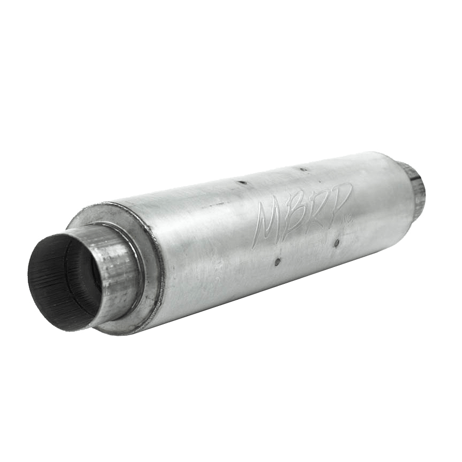 MBRP Inc.MBRP 4" Inlet Outlet Quiet Tone Exhaust Muffler 24" Body 6" Diameter 30" Overall Aluminized Steel