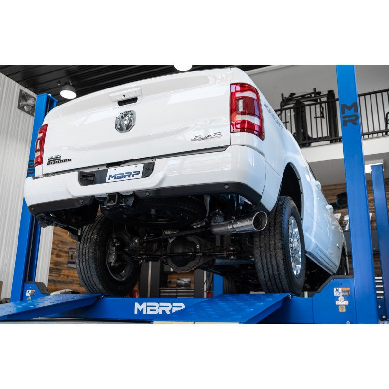 MBRP Inc.MBRP 4" Cat Back Single Side Exit Exhaust Aluminized Steel | Fits 2014 - 2024 RAM 2500 3500 6.4L Hemi V8