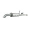 MBRP Inc.Cat Back Exhaust System Turn Down Single Aluminized Steel For 07 - 09 Toyota Tundra MBRP