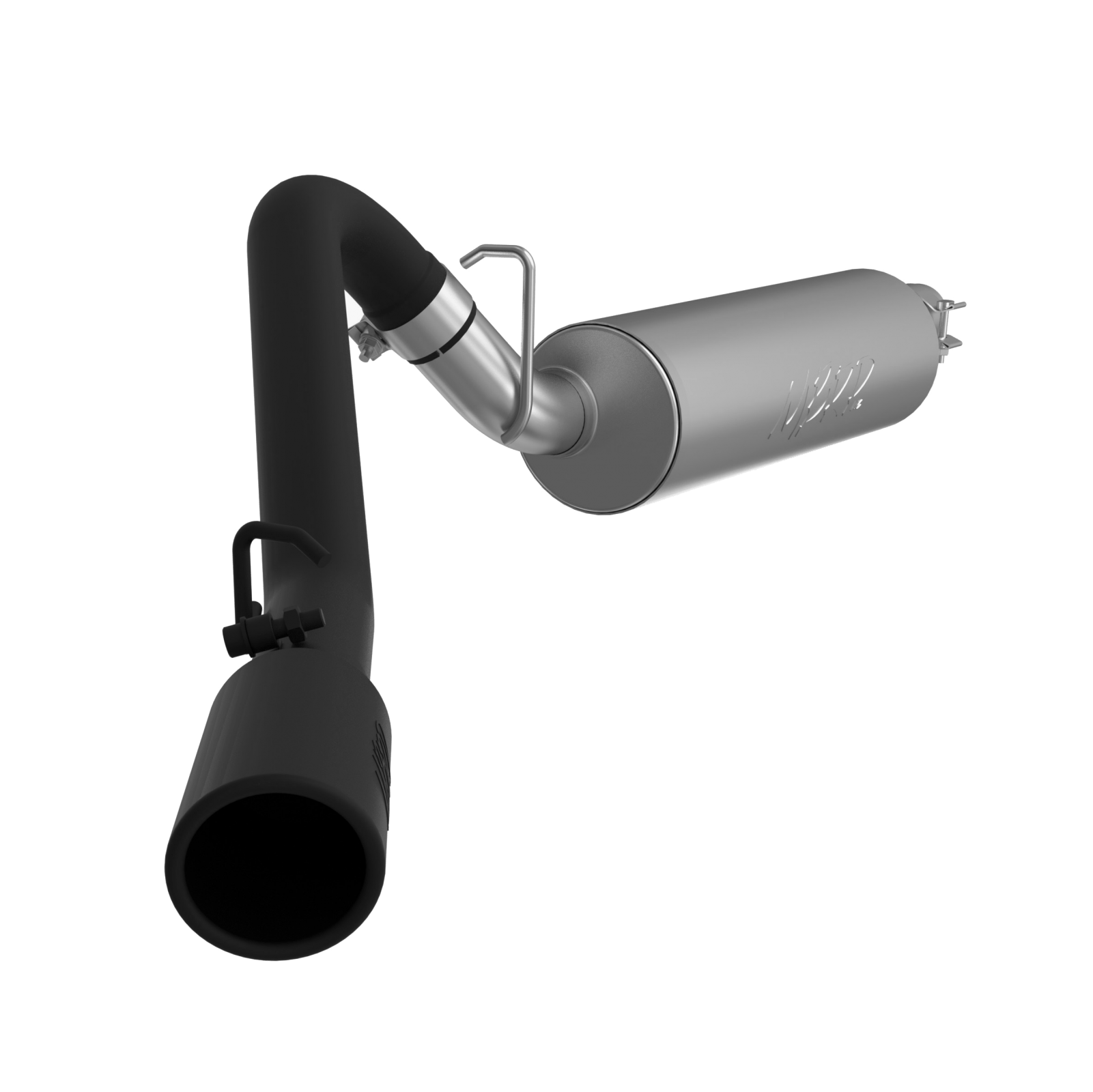 MBRP Inc.Jeep TJ Cat Back Exhaust System Single Side For 97 - 99 Wrangler TJ, Armor BLK, MBRP
