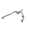 MBRP Inc.Jeep 2.5 Inch Cat Back Exhaust System Dual Rear Exit Armor Lite Series For 20 - Up Jeep Gladiator 3.6L MBRP