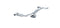 MBRP Inc.Dual Cat Back Exhaust System Round Tips T304 Stainless Steel For 10 - 15 Chevrolet Camaro, V6 3.6L MBRP