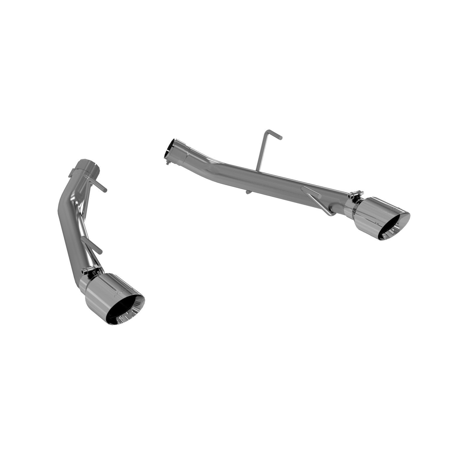 MBRP Inc.Dual Axle Back Muffler Bypass T304 Stainless Steel For 05 - 10 Ford Mustang GT 4.6L MBRP