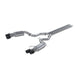 MBRP Inc.18 - 23 Ford Mustang GT 5.0L T304 Stainless Steel 3 Inch Cat - Back Dual Rear with Quad Carbon Fiber Tips Street Version MBRP