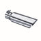 MBRP Inc.Exhaust Tail Pipe Tip 3 1/2 Inch O.D. Dual Wall Angled 2 1/2 Inch Inlet 12 Inch Length T304 Stainless Steel MBRP