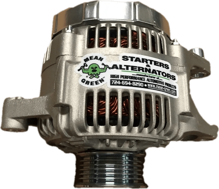 Mean GreenMean Green High Output Alternator Fits 99 Wrangler TJ 4.0L; 99 - 01 Wrangler TJ & Cherokee 2.5L; 99 - 01 Cherokee Ltd 4.0L