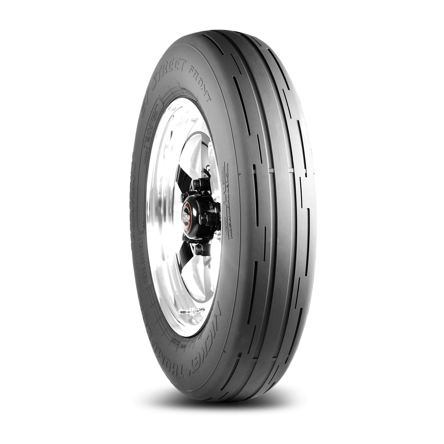 Mickey ThompsonET Street Front 17.0 Inch 27X6.00R17LT Black Sidewall Racing Bias Tire Mickey Thompson