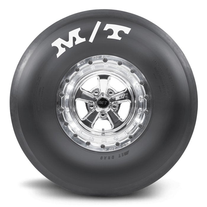 Mickey ThompsonET Drag 15.0 Inch 26.0/8.5 - 15 Painted White Letter Racing Bias Tire Mickey Thompson