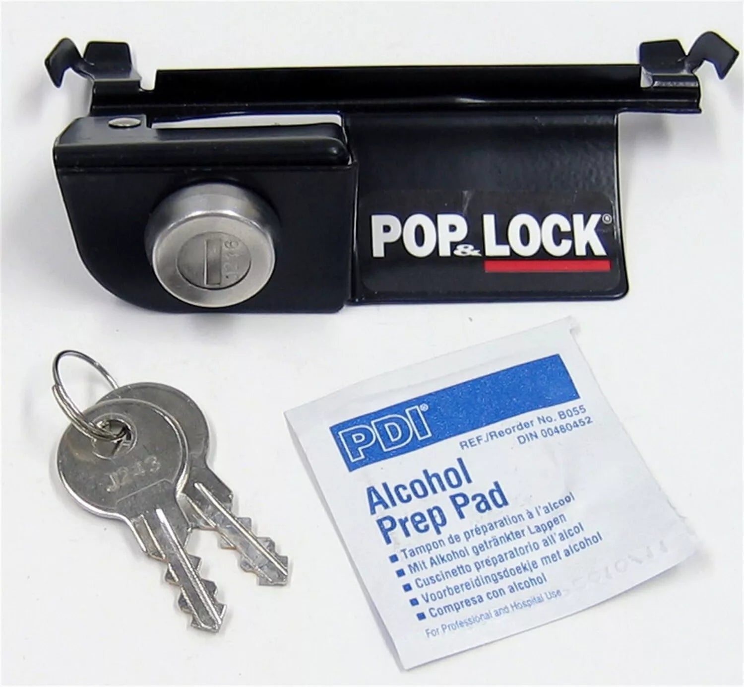 Midwest AftermarketPOP & LOCK - Manual Tailgate Lock for Dodge Ram 1500, 2500, and 3500, Fits 2002 to 2008 (Black, PL3400, Works with No Factory Lock)