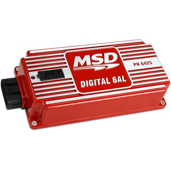 MSDMSD Digital 6AL Ignition Control Red WIth Built - In Adjustable Rev - Limit Control