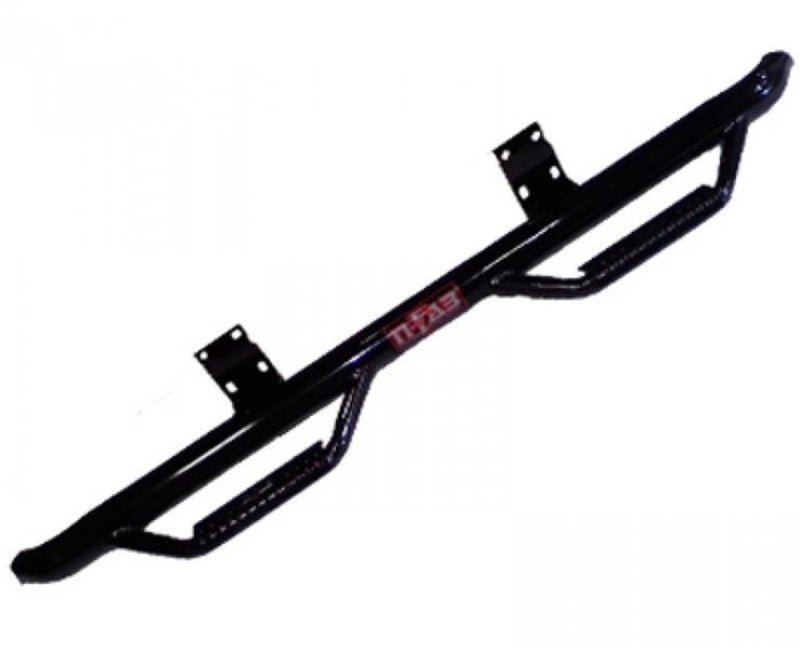 N - FabN - Fab Nerf Step 16 - 17 Nissan Titan/Titan XD Crew Cab - Tex. Black - Cab Length - 3in
