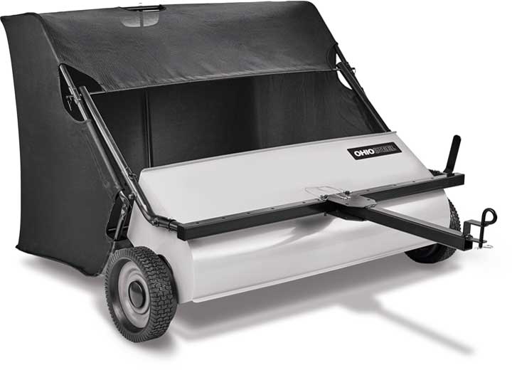 Ohio Steel IndustriesOhio Steel Lawn Sweeper With Spiral Brush 42 Inch 22 Cubic Feet Gray