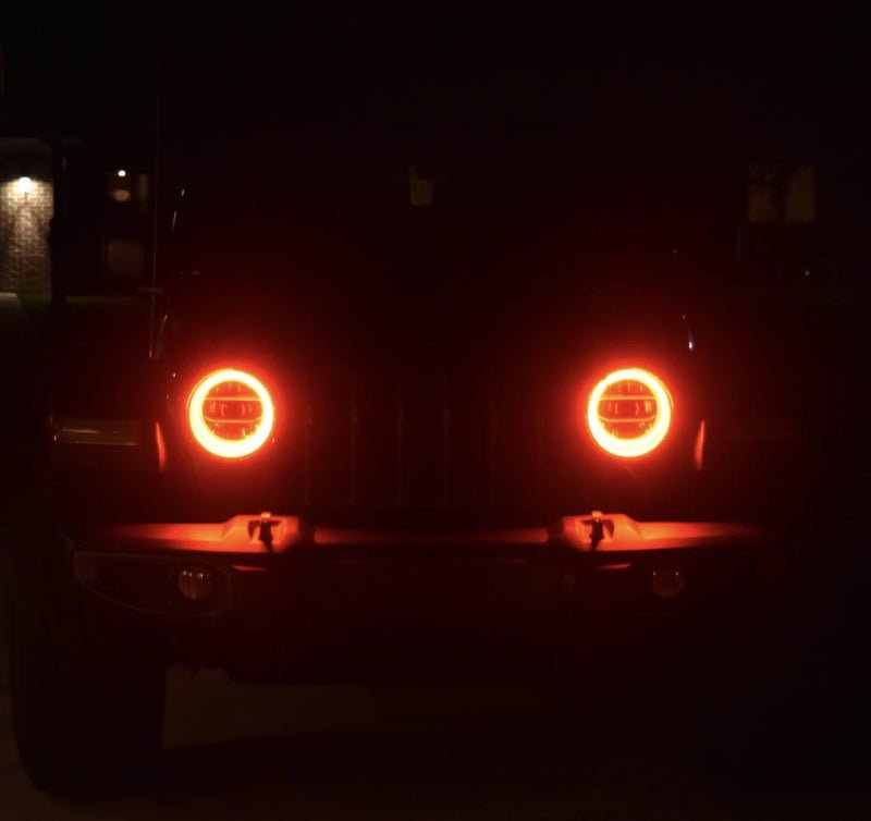 ORACLE LightingOracle Jeep Wrangler JL/Gladiator JT LED Surface Mount Headlight Halo Kit - White