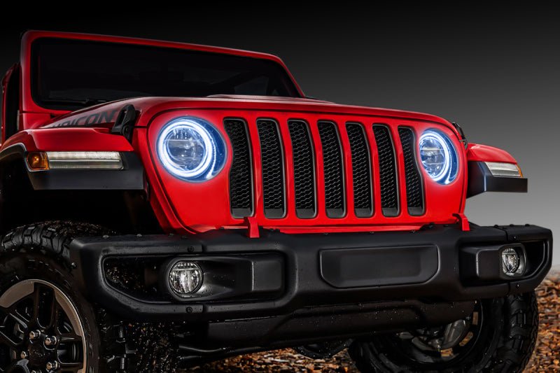 ORACLE LightingOracle Jeep Wrangler JL/Gladiator JT LED Surface Mount Headlight Halo Kit - White