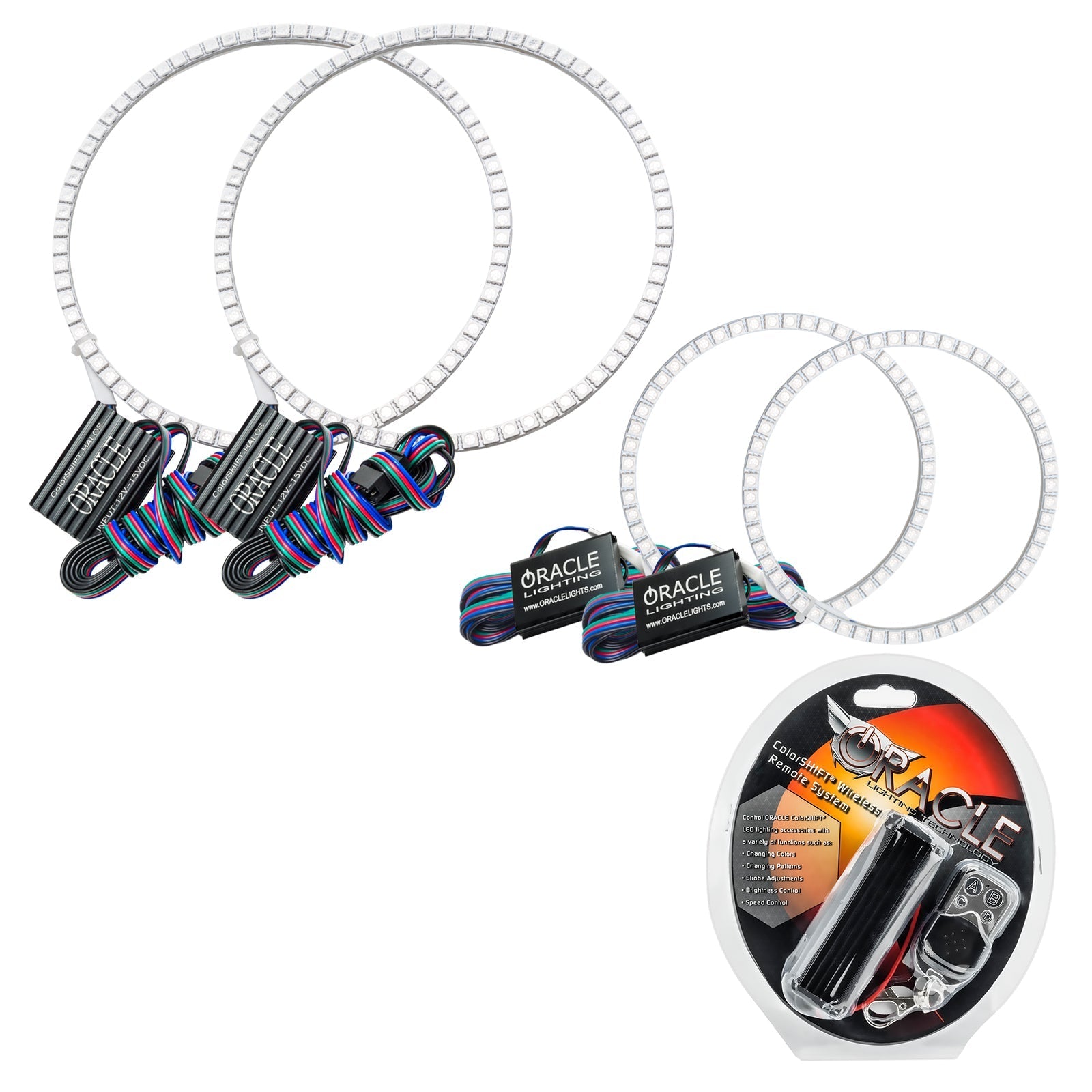Oracle Lighting1343 - 330 - Lexus ES 300 2002 - 2004 ORACLE ColorSHIFT Halo Kit