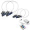 Oracle Lighting1343 - 504 - Lexus ES 300 2002 - 2004 ORACLE ColorSHIFT Halo Kit