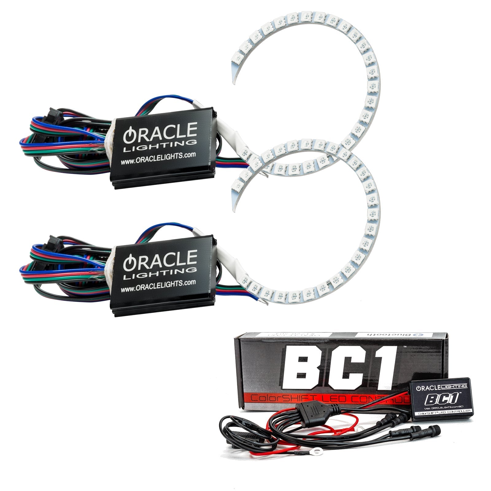 Oracle Lighting1347 - 335 - Ford Mustang 2018 - 2019 ORACLE ColorSHIFT Halo Kit