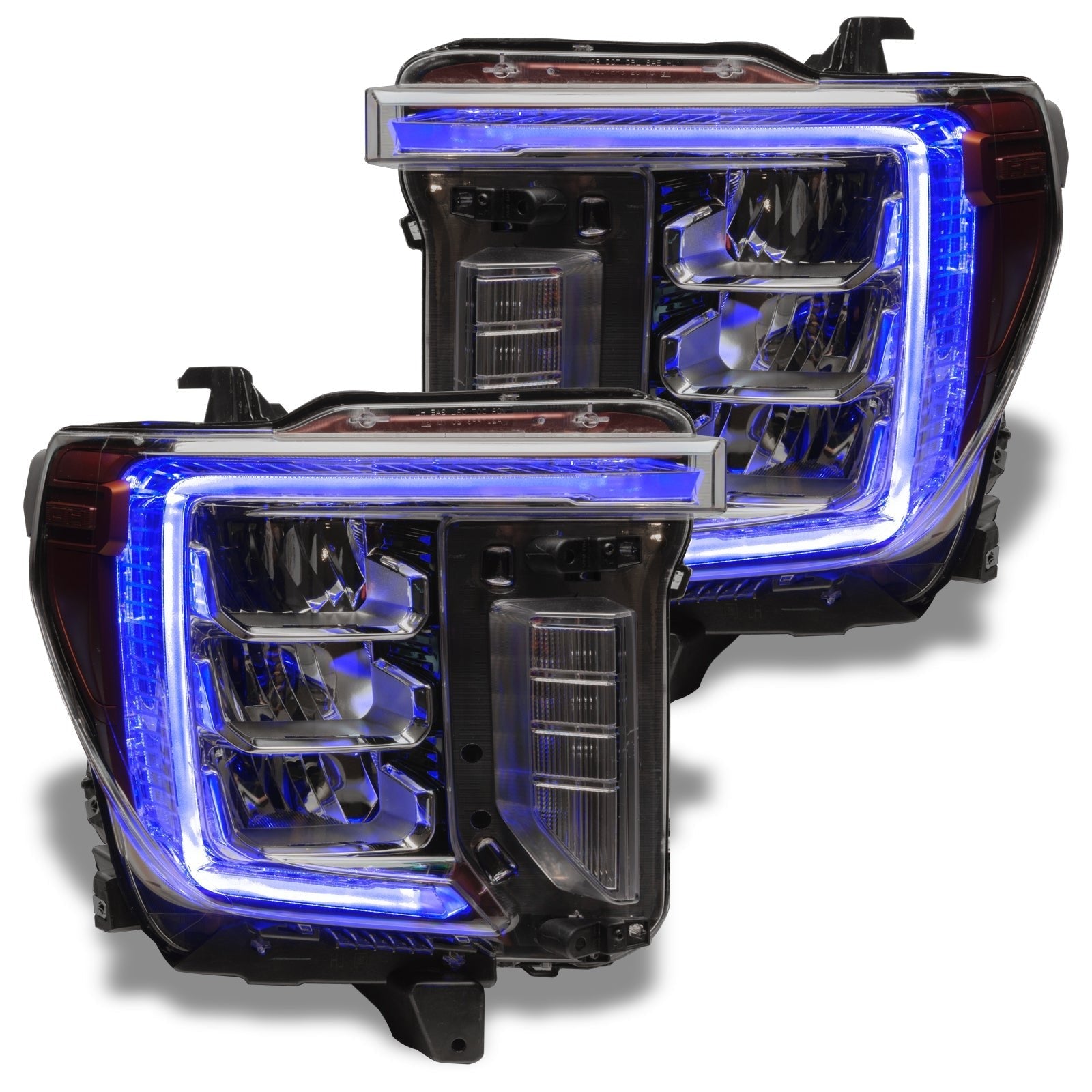 ORACLE Lighting1451 - 504 - 2020 - 2021 GMC Sierra 2500/3500 HD ORACLE ColorSHIFT RGB+W Headlight DRL Upgrade