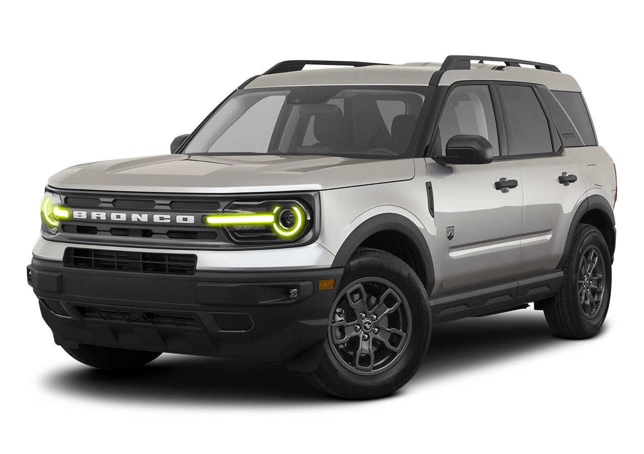 ORACLE Lighting1454 - 504 - 2021 Ford Bronco Sport ColorSHIFT RGB+W Headlight DRL + Halo Upgrade