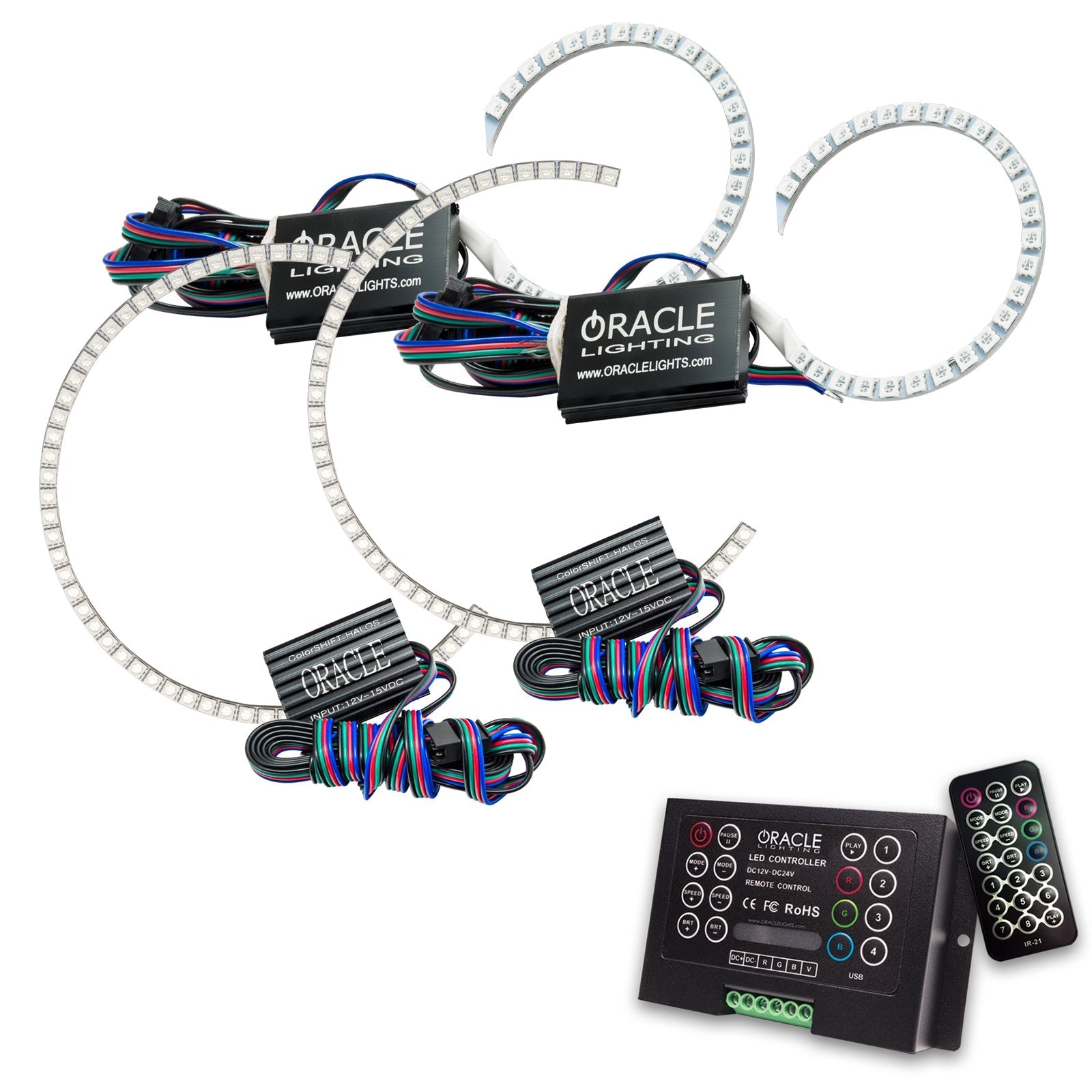Oracle Lighting2204 - 333 - Chevrolet Impala 2006 - 2013 ORACLE ColorSHIFT Halo Kit