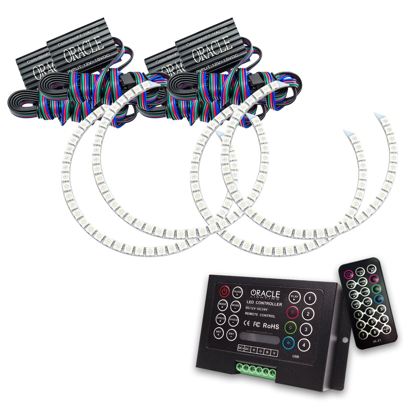 Oracle Lighting2205 - 333 - Acura RSX 2002 - 2004 ORACLE ColorSHIFT Halo Kit