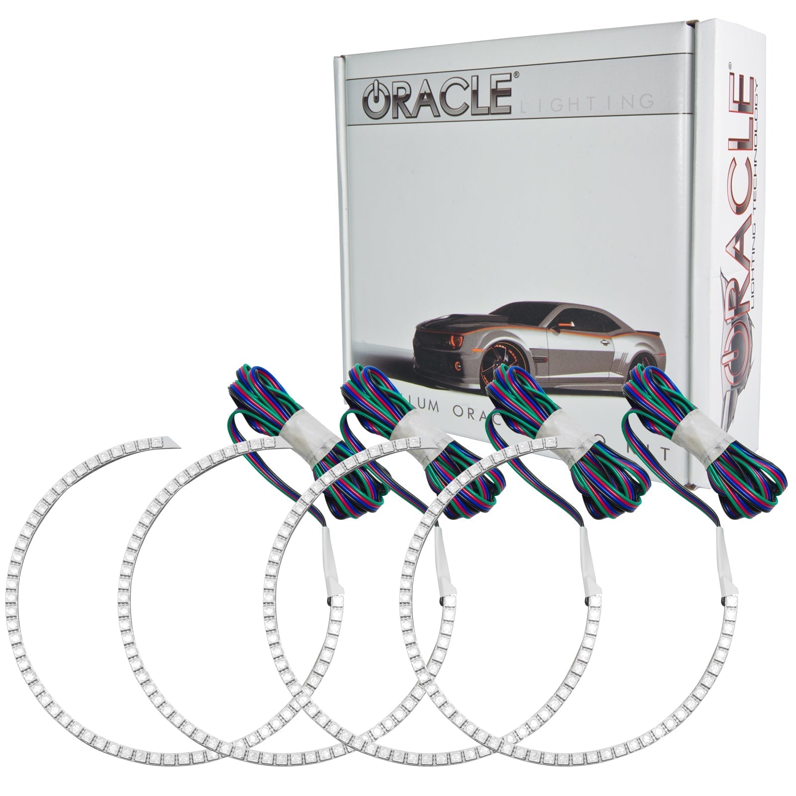 ORACLE Lighting2240 - 504 - Dodge Challenger 2008 - 2014 ORACLE ColorSHIFT Halo Kit (NonProjectorHL)