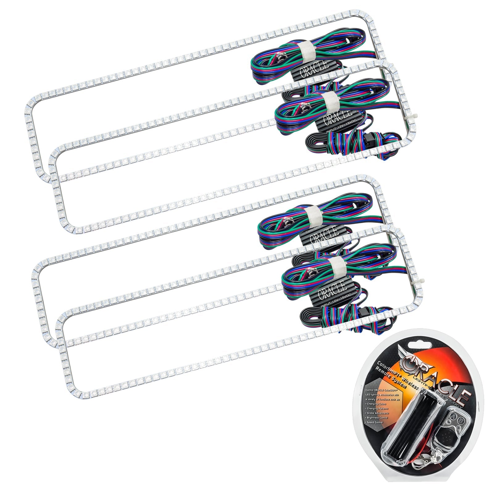 ORACLE Lighting2280 - 330 - Chevrolet Suburban 1992 - 1999 ORACLE ColorSHIFT Dual Halo Kit