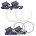 ORACLE Lighting2291 - 334 - Mercedes Benz C - Class 2008 - 2011 ColorSHIFT Halo Kit