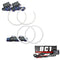 ORACLE Lighting2307 - 335 - Headlight Halo Ring Emitter Set