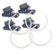 ORACLE Lighting2334 - 334 - Jeep Grand Cherokee 1999 - 2004 ORACLE ColorSHIFT Halo Kit