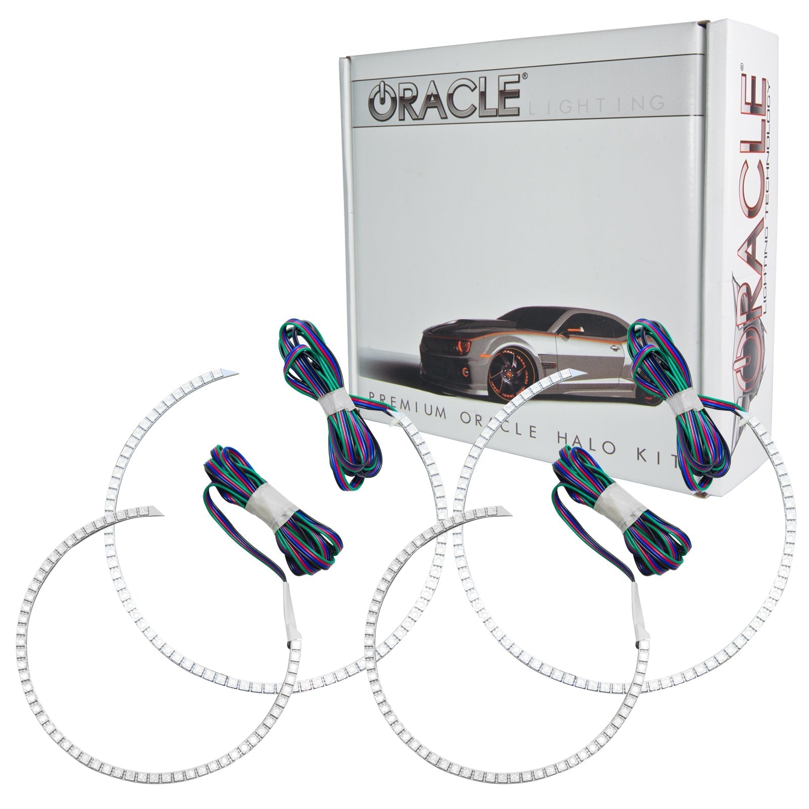 ORACLE Lighting2335 - 504 - Jeep Grand Cherokee 2005 - 2010 ORACLE ColorSHIFT Halo Kit