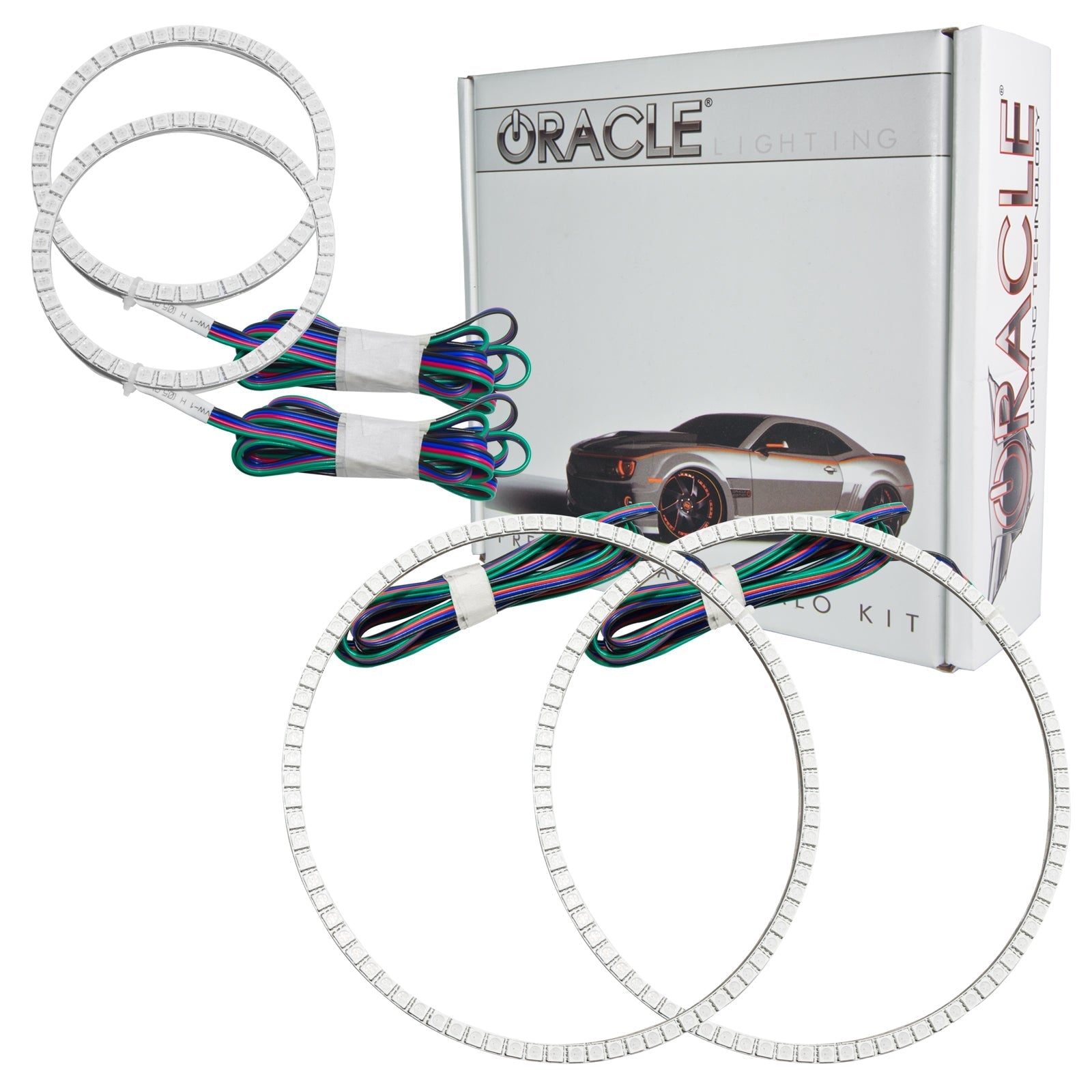 Oracle Lighting2510 - 504 - Porsche Cayenne 2003 - 2006 ORACLE ColorSHIFT Halo Kit