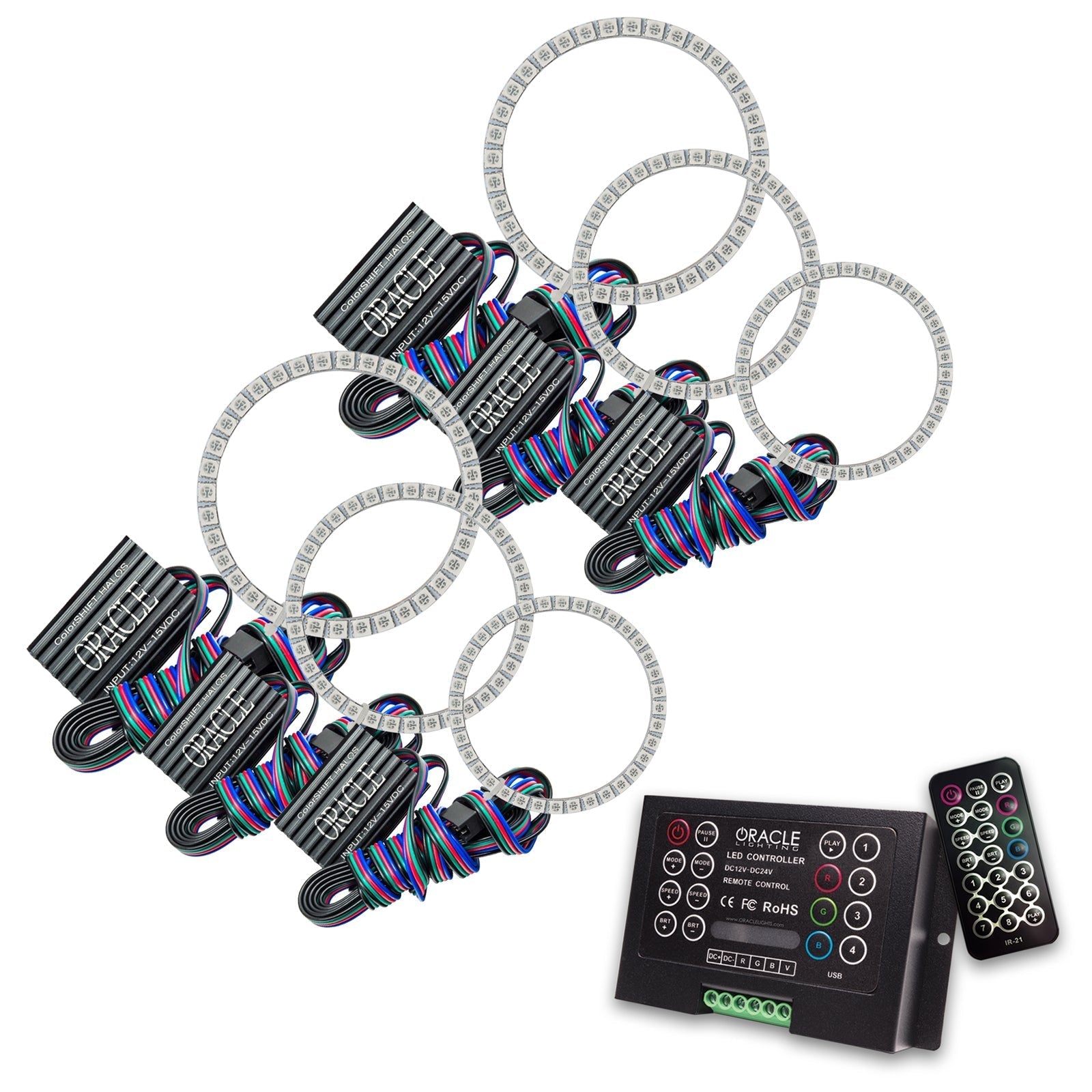 Oracle Lighting2517 - 333 - Toyota Supra 1993 - 1998 ORACLE ColorSHIFT Halo Kit