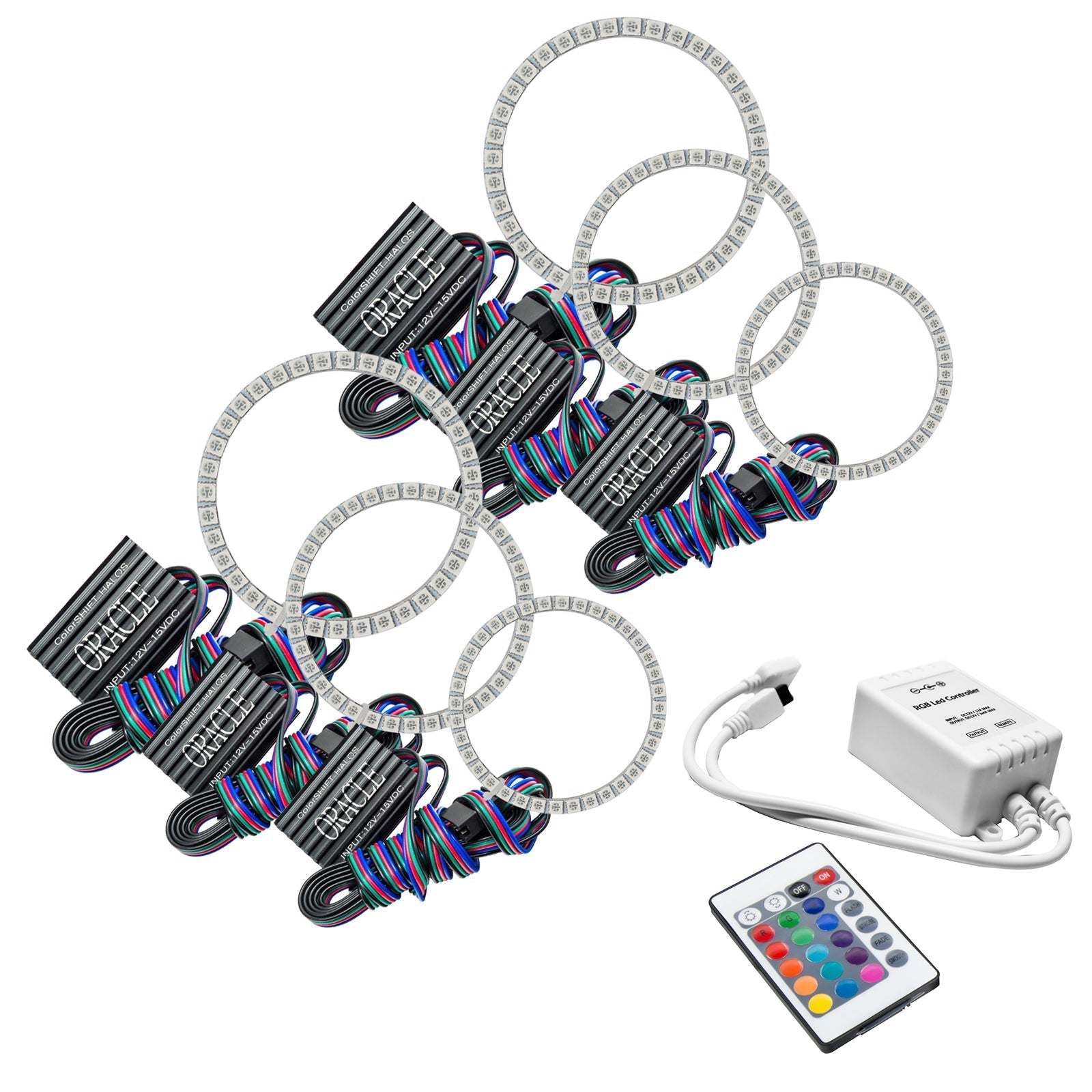 Oracle Lighting2517 - 504 - Toyota Supra 1993 - 1998 ORACLE ColorSHIFT Halo Kit