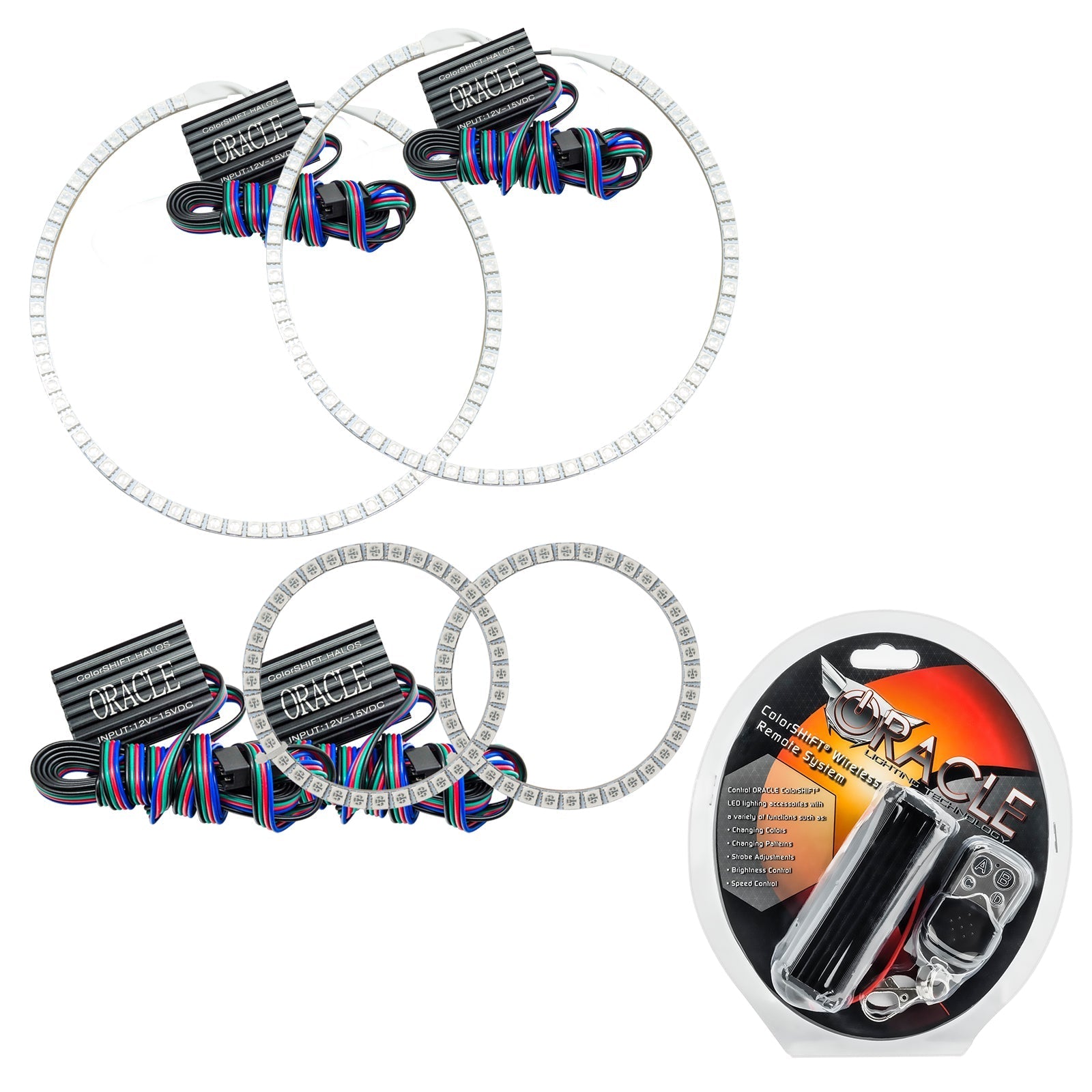 Oracle Lighting2529 - 330 - Volkswagen Tuareg 2005 - 2006 ORACLE ColorSHIFT Halo Kit