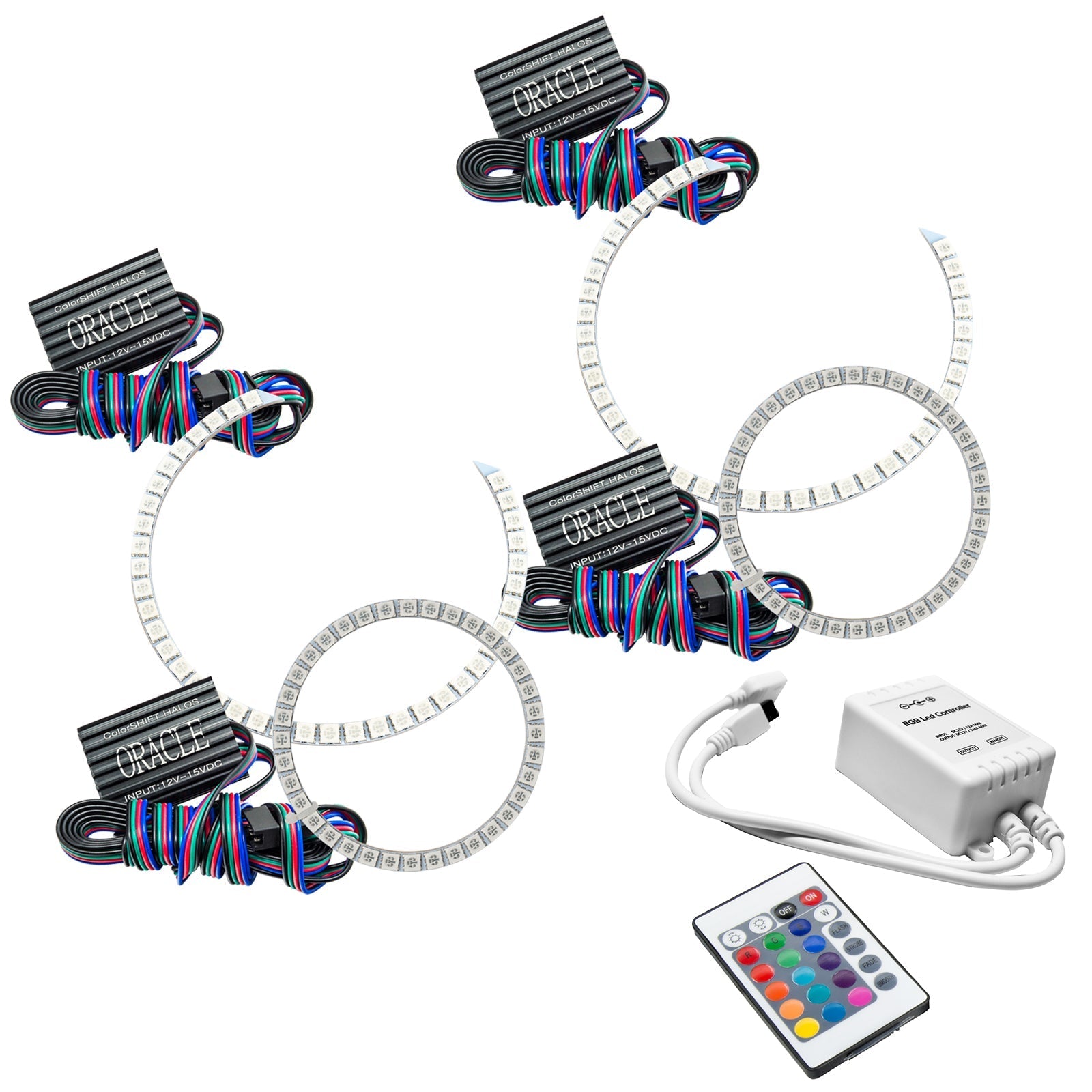 ORACLE Lighting2663 - 504 - Jaguar XF 2008 - 2010 ORACLE ColorSHIFT Halo Kit
