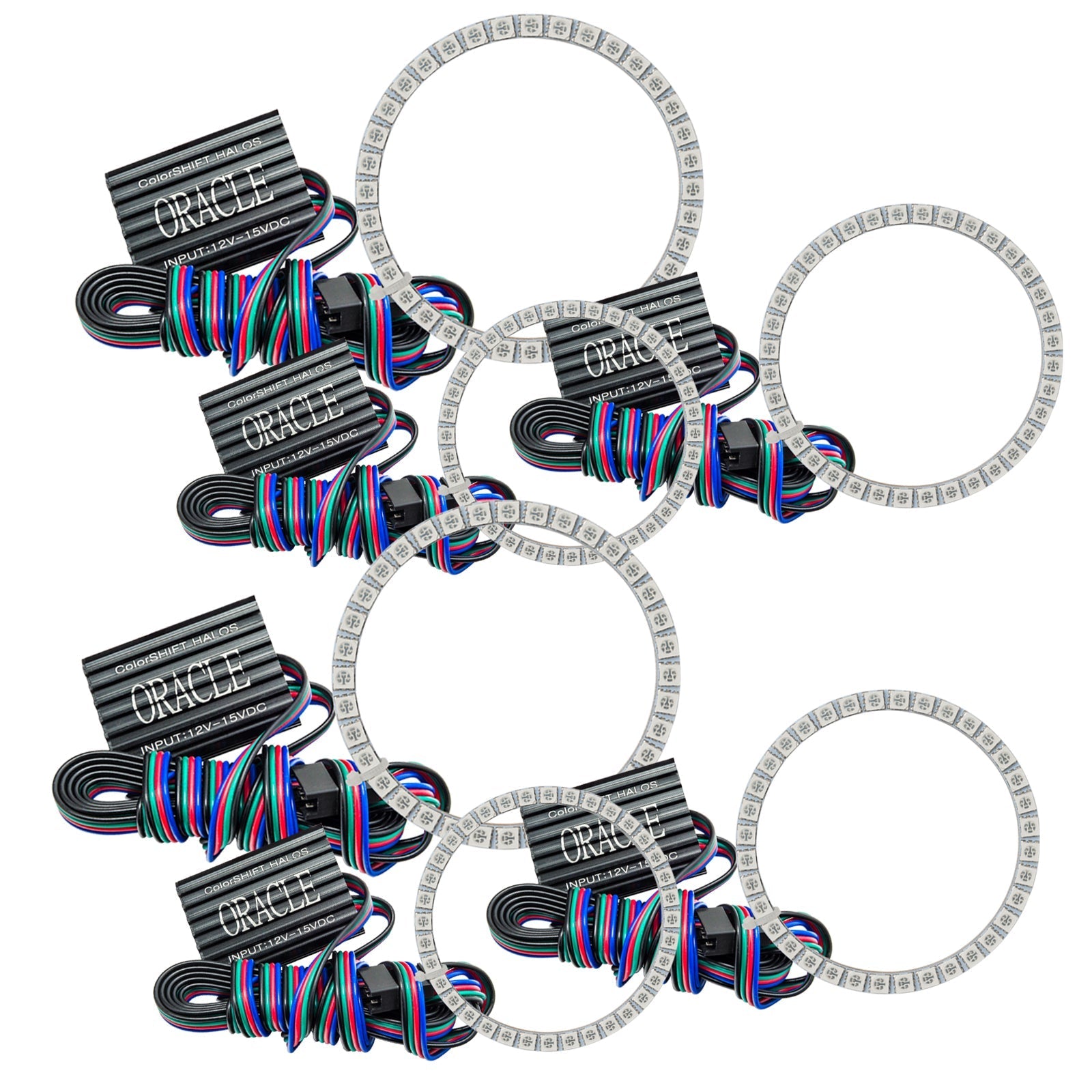 ORACLE Lighting2683T - 334 - Chevrolet Corvette C6 2005 - 2013 ORACLE ColorSHIFT Halo Kit - Triple