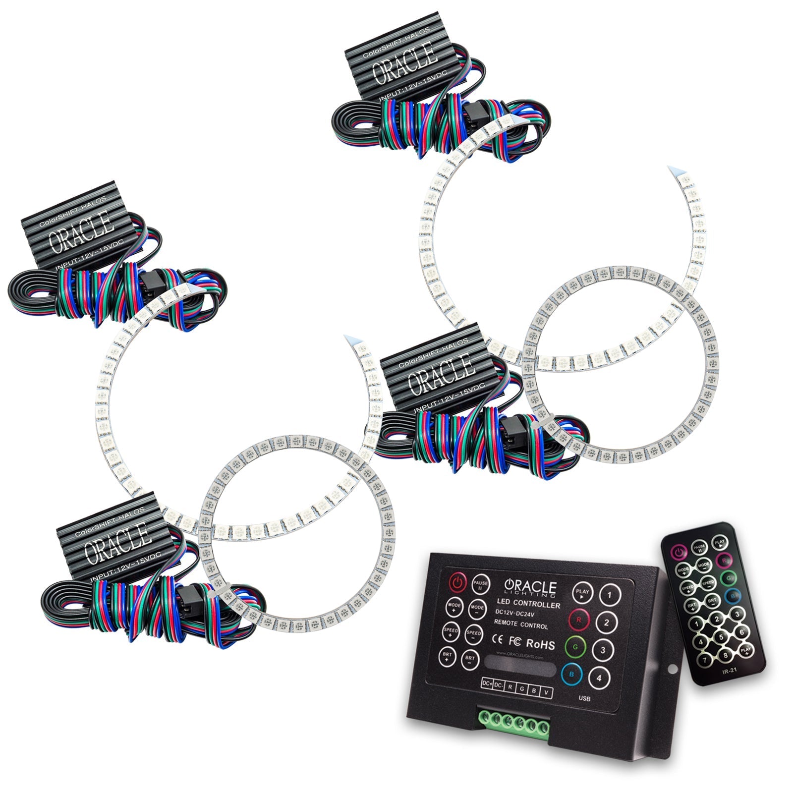 ORACLE Lighting2705 - 333 - Ford Expedition 2003 - 2006 ORACLE ColorSHIFT Halo Kit