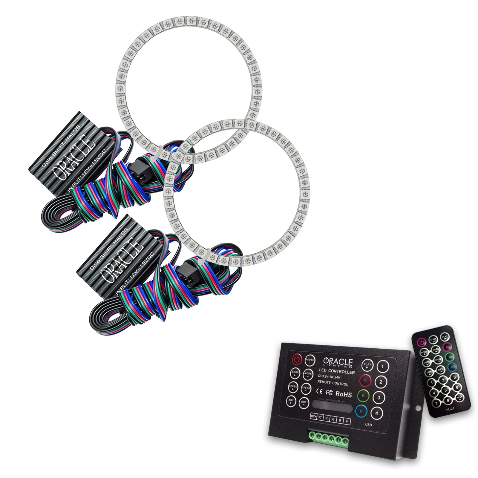 Oracle Lighting3994 - 333 - Toyota 4 - Runner 2014 - 2018 ORACLE ColorSHIFT Halo Kit
