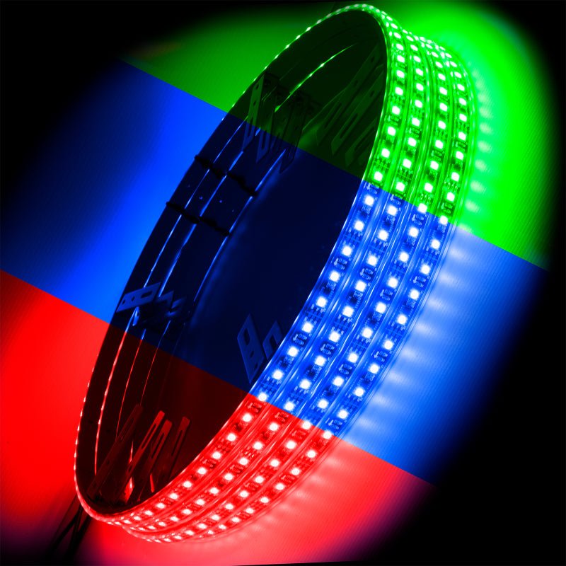 ORACLE LightingOracle LED Illuminated Wheel Rings - ColorSHIFT No Remote - ColorSHIFT No Remote