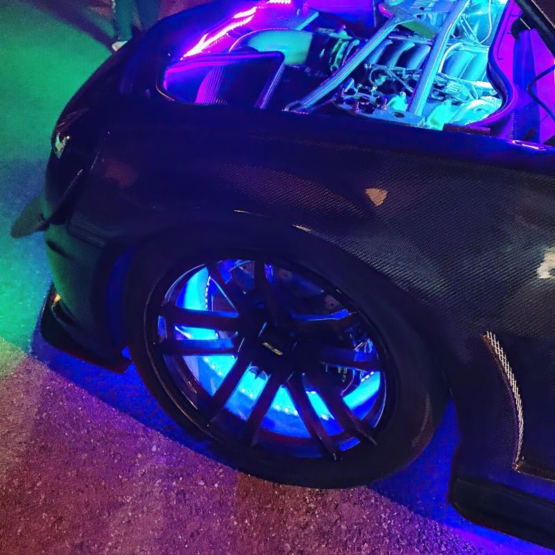 ORACLE LightingOracle LED Illuminated Wheel Rings - ColorSHIFT No Remote - ColorSHIFT No Remote