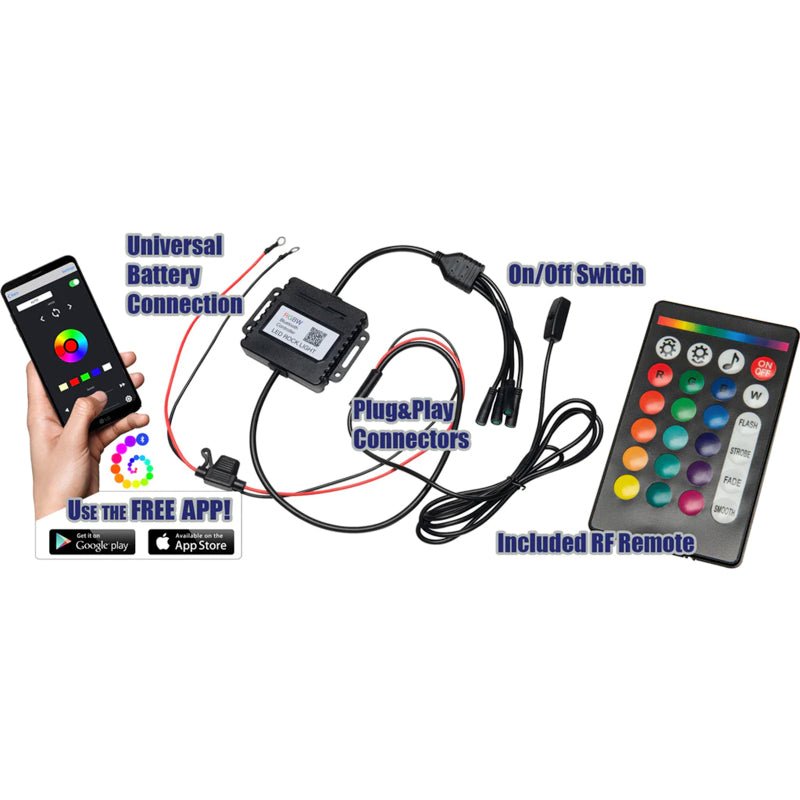 ORACLE LightingORACLE Lighting LED Illuminated Wheel Rings - ColorSHIFT RGB+W