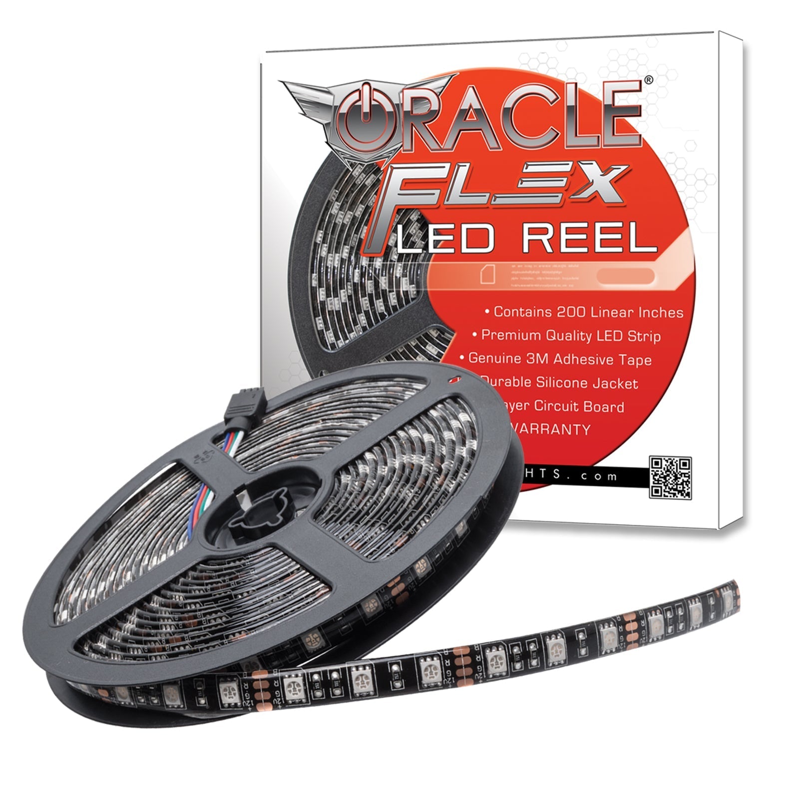 Oracle Lighting4223 - 001 - ORACLE Exterior Black Flex LED Spool - White