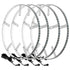 ORACLE LightingOracle Lighting LED Illuminated Wheel Rings White Double Row
